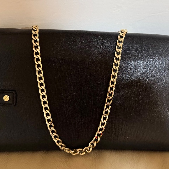 Michael Kors Black Leather Evening Crossbody - Picture 3 of 4